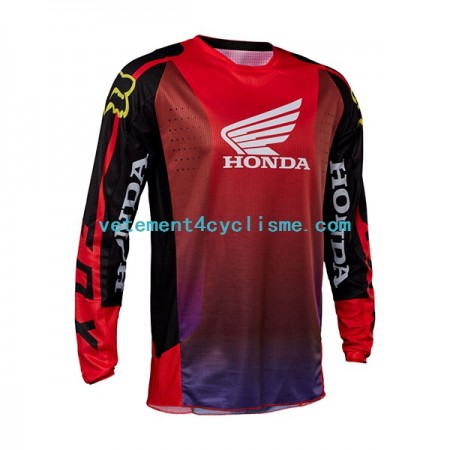 Homme Maillot VTT/Motocross Manches Longues 2023 Fox Racing 180 HONDA N001